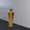 Decorative Modern Gold Metal Hammered Floor Vase - Elegant 23-Inch-Tall Trumpet Shape for Entryway, Living Room, or Dining Room Perfect for Home Decor, Interior Design, Flower Arrangement Display